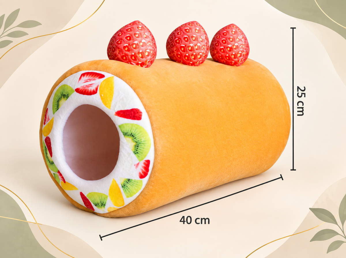 Brighty CakeRoll – Lit cocon en forme de gâteau roulé