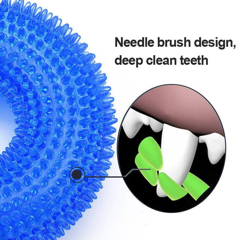 Brighty DentalRing - needle brush spike design for deep teeth cleaning and gum stimulation