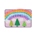 Brighty Hunt & Sniff dog snuffle mat in rainbow forest design, flat lay