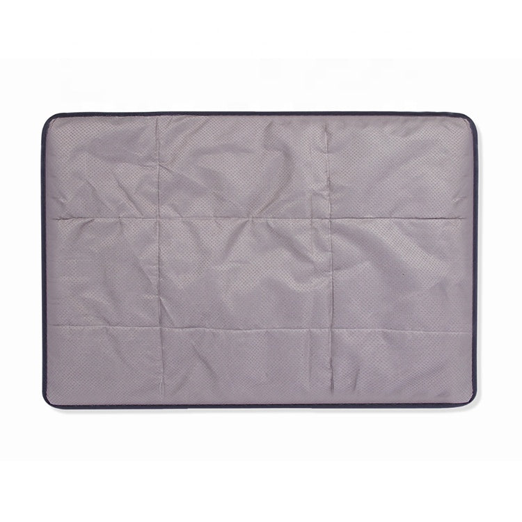 Underside of the Brighty Hunt & Sniff dog snuffle mat, showing the non-slip grey backing
