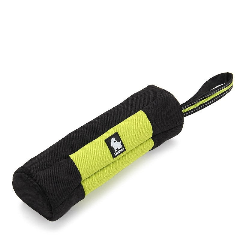 TrueLove TreatPro portable dog treat bag - green neon with reflective wrist strap