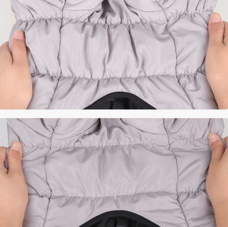 Brighty ReflectWarm elastic belly band stretch fit adjustable large dog coat