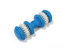 Brighty ChewBar blue durable dog chew toy with rubber nubs for dental health and gum massage