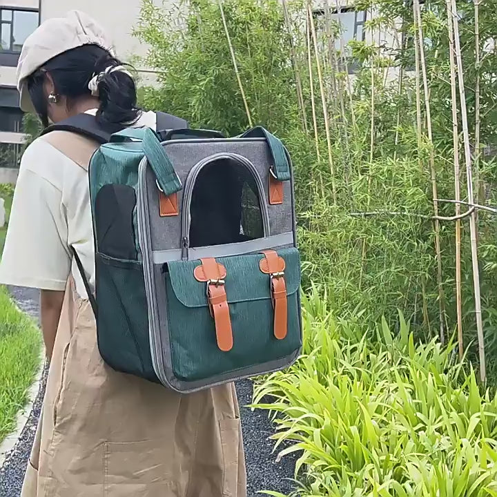 Brighty UrbanCarry – Sac à dos de transport respirant pour petit chien ou chat